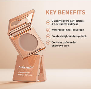 Correcteur de couleur pour les yeux Texture fine d'argile éclaircissante Lissant la peau Imperméable Hydrate Couvre rapidement les cernes - Product Image 4