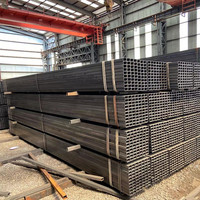 SS400 S235JR 方形/矩形热轧/冷轧/ERW 碳钢管 空心断面结构用 Ms 建筑用管材
