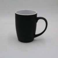 Tasse à café personnalisée en céramique émaillée mate avec logo fabricant