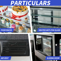 Vitrine Réfrigérée de Comptoir pour Gâteaux – Réfrigérateur Vitrine pour Magasin