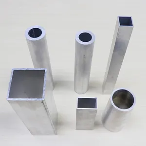 Aluminum Alloy Profile Square Pipes Rectangular Custom Aluminum Profile Extrusion Square Tube Rectangular Tubes