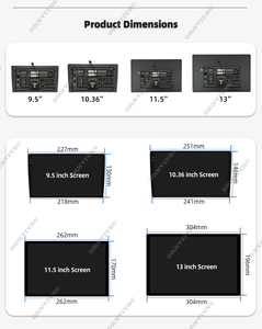 TS18 2K Android Car Radio Carplay GPS Navegación 4G DSP Video Estéreo Pantalla para Universal 9,5 10,36 Pulgadas Unidad Principal - Product Image 5