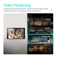 LEELEN interfono con vidéo PoE SPoE alimentation système android wifi 10.1 pouces HD écran tactile TCP / IP interphone vidéo pour villa