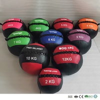 Ballon de Frappe PVC Personnalisé avec Logo Chinois, 2-10 KG (2-20 LB), pour Entraînement de Puissance, Exercice Physique, Fitness, Cross Training