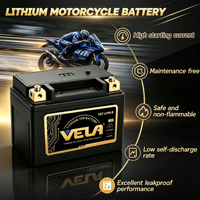 Baterai Starter ATV Quad LiFePO4 LFP10S 12V 8AH 420CCA, Pengganti Baterai Ion Lithium Motor YTZ10S Bebas Perawatan