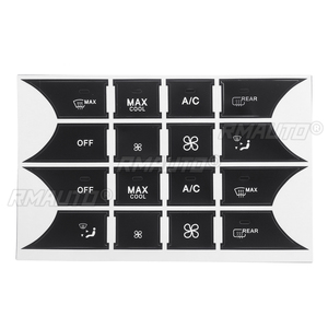 Pegatinas Nuevas para Reparación de Botones de Coche, Volante, Aire Acondicionado, Cerradura de Puerta y Ventanillas para Mercedes-Benz 2007-2014 - Product Image 4