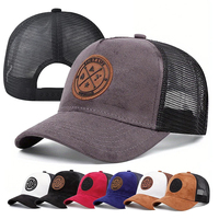 Gorra de béisbol de malla de verano para mujer y hombre, con parche de letras 'ENJOY LIFE', estilo snapback, informal, transpirable, unisex, estilo hip hop urbano, tipo trucker.