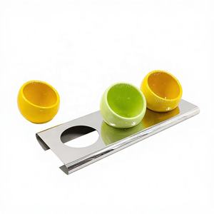 Juego de vajilla de cerámica de lujo para el hogar, platos de aperitivos y frutas secas, platos de postre - Product Image 1