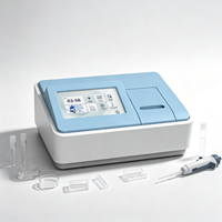 Espectrofotómetro UV Vis de doble haz con pantalla táctil, lámpara de halogenuro de deuterio de 190-1100nm, para materiales alimentarios, clínicos y ADN, con software para PC