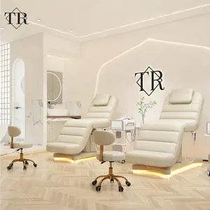 Turri Luxurious Electric Beauty Salon Massage Table Facial Cosmetic Spa Facial Aesthetic Table Chair Esthetics Bed