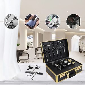 Estuche de Transporte para Barberos, Estuche Portátil de Lujo para Máquinas de Cortar Cabello y Accesorios, Organizador Profesional de Doble Capa para Barberos - Product Image 6