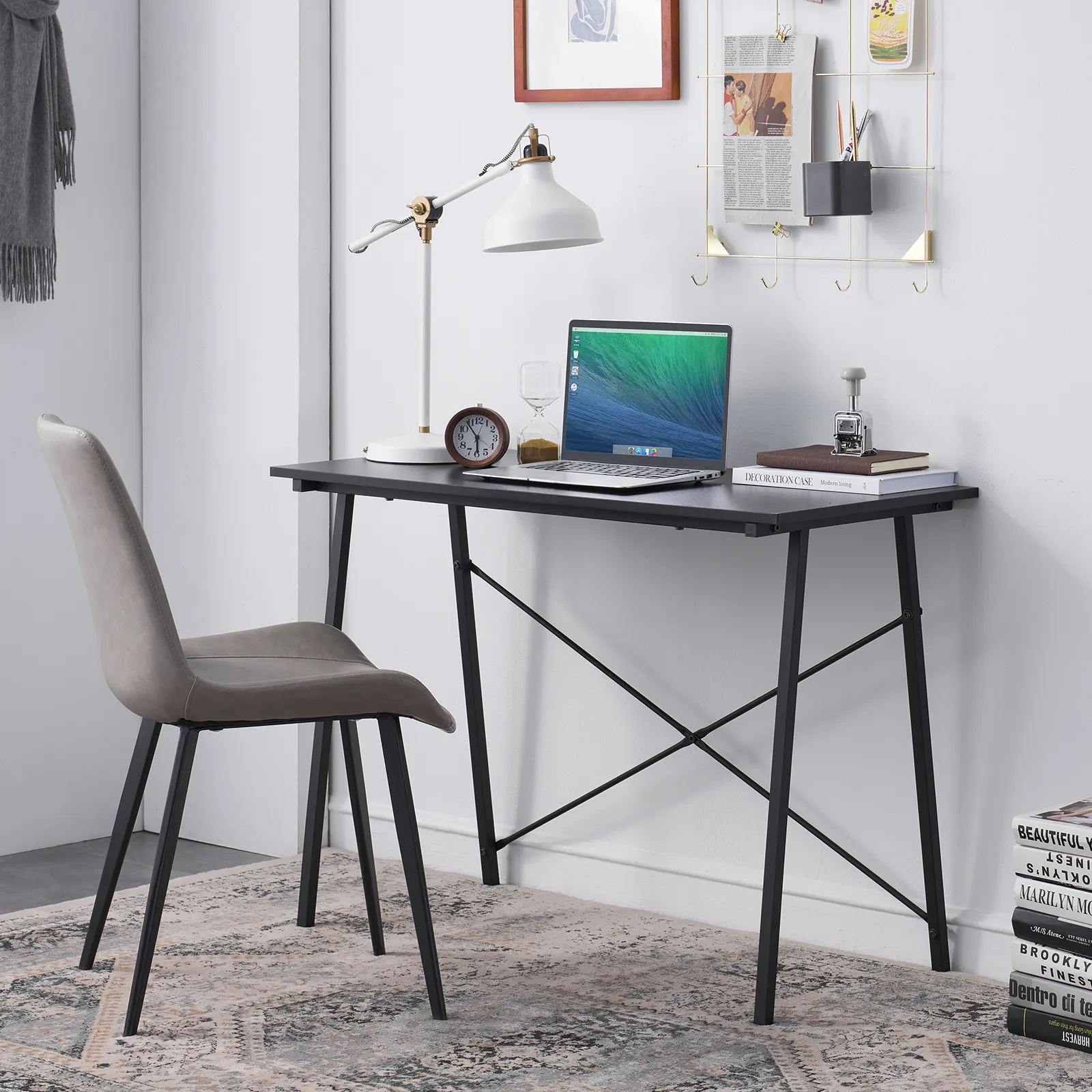Home Simple Modern Single Small Desk Student Writing Desktop Bedroom Office Table Simple Pc Computer Desks