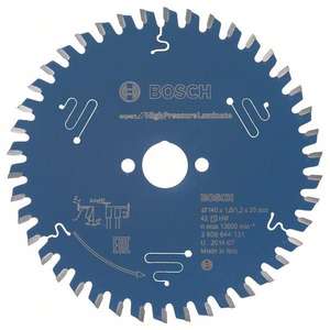 Hoja de sierra circular BOSCH - 2608644134 ''Expert for High Pressure Laminate''-EAN 3165140797009 HOJAS Y DISCOS DE CORTE - Product Image 1