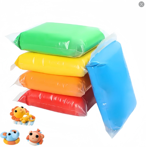 Lot de 1000g d'argile polymère à séchage à l'air, pâte à modeler et slime pour enfants avec outils - Product Image 3