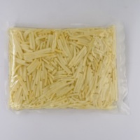 Tiras de Bambú Cocido Enlatadas, Sabor Salado, 12 Meses de Duración, Lata de 12 kg