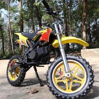 Mini moto tout-terrain quad 49cc de haute qualité chinoise pour enfants conduisant des motos à deux roues avec essence pour filles