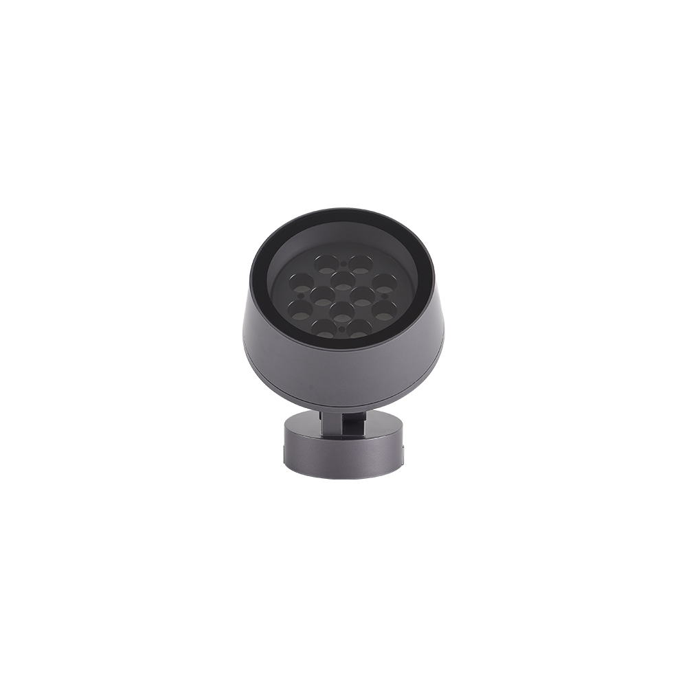 Litecent 18W Landscape Projection Light IP66 Waterproof Flood Light Cree LED 25 Beam Angle Aluminum+Tempered Glass Ra90 24V DC