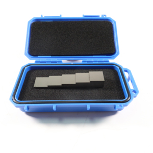 Vernickelter Ultraschall kalibrierung <span class=keywords><strong>block</strong></span> 5-Stufen-UT-Testblock 1018 Stahl 0,1, 0,2, 0,3, 0,4, 0,5 Zoll pro ASTM E797 - Product Image 1