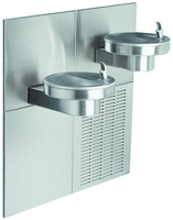Fontaine à eau publique commerciale carrée en acier inoxydable avec bulleur intégré