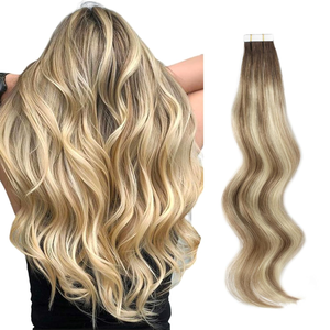 Extensiones de Cabello Humano Liso con Cinta Adhesiva, Fáciles de Colocar, Estilo <span class=keywords><strong>Glam</strong></span> en 5 Minutos para el Trabajo/Uso Diario, Sin Pegamento ni Complicaciones - Product Image 4