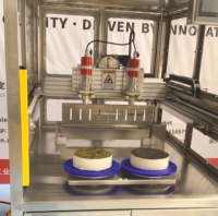 Équipement Commercial de Découpe Ultrasonique pour Aliments, pour Ligne de Production de Gâteaux au Fromage et Brownies, Nettoyage Automatique, Acier Inoxydable, Sécurité