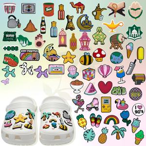 Nouvel Arrivage Breloques de Chaussures en Caoutchouc Personnalisées de Haute Qualité, Motifs Anime, <span class=keywords><strong>Escalade</strong></span>, Voyage, Éléphant, Décorations pour Sabots et Valises - Product Image 1