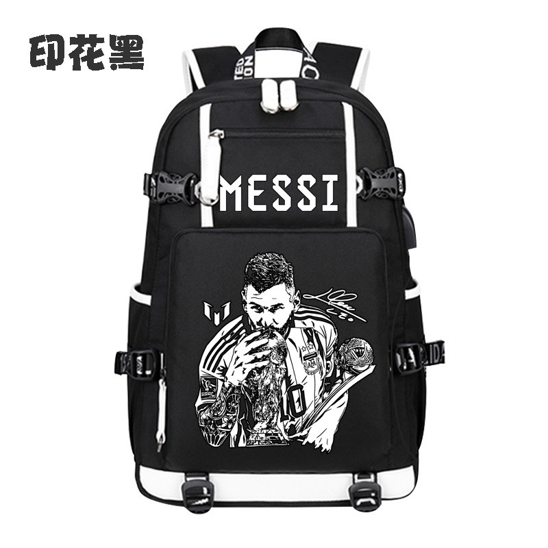 Ballon d'Or de Messi - Estampillé Noir
