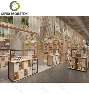 Conception personnalisée d'étagères de produits, style naturel, design d'intérieur de supermarché, mobilier de magasin d'alimentation - Product Image 3