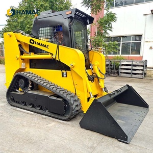 Cargadora Compacta con Dirección Deslizante, Cargadora de Ruedas Hidráulica Compacta Diésel |   Equipos de Construcción y Agrícolas – Mejor Precio al por Mayor - Product Image 1