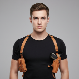 ZT-014 Nieuwe Universele Verticale Schouderriem Tactische Onderarmholster voor G17 Type 92 <span class=keywords><strong>1911</strong></span> Gun Bag Gemaakt in China - Product Image 1