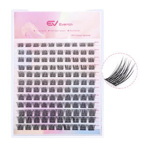 Biểu Tượng Tùy Chỉnh 8-16Mm Tự Nhiên Làm Tay Cá Nhân Lông Mi Khay Pbt Tổng Hợp CC Curl DIY Khối Lượng Cụm Lông Mi Mở Rộng Lông Mi - Product Image 3