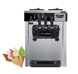 Cone Ice Cream Machine 3 Flavors Gelato Ice Cream Machine \/ice Cream Maker For Business\/ Ice Cream A Glace Machine