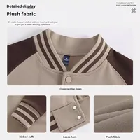 Veste de baseball pour homme personnalisée avec impression, broderie de patch, sports de rue, vente en gros, vestes universitaires vierges pour homme