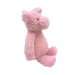 Fábrica personalizada de alta calidad OEM/ODM servicio 9 pulgadas cerdo peluche mascota juguete con lindos ojos - Product Image 3