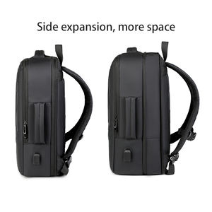 Mochila <span class=keywords><strong>de</strong></span> <span class=keywords><strong>Viaje</strong></span> <span class=keywords><strong>de</strong></span> Negocios para Hombres con USB, Impermeable, <span class=keywords><strong>de</strong></span> Cuero PU, Multifuncional y Expandible para Laptop con Logotipo Personalizado - Product Image 2