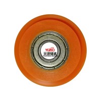 YCZCO alta calidad 608 Nylon POM rueda de plástico guía deslizante armario armarios rodillo puerta corredera rodillo
