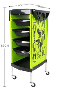 Professional Barber Spa Facial Hair Salon Beauty Hairdressing <b>Trolley</b> Carts Multi-Color (Black/White/Green/Red) for Beauty Salon - Product Image 5
