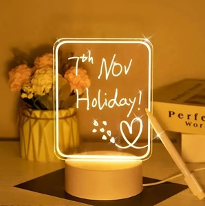 Set di scrittoio giocattolo fatto a mano USB fai da te transfrontaliero cancellabile bacheca luminosa per il nuovo anno di Halloween san valentino - Product Image 1