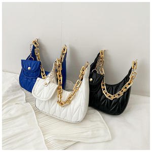 Bolso bandolera de piel sintética elegante con cremallera para mujer, bolso de hombro de diseñador de moda - Product Image 3