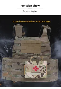 กระเป๋าไนลอน Tushi ลายพราง MOLLE ชุดปฐมพยาบาลทางการแพทย์ยุทธวิธี ifak - Product Image 4