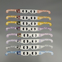 Logo personnalisé Lunettes de soleil en papier jetables unisexes Prix bon marché Lunettes en papier 3D