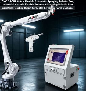 Bras robotisé flexible à 6 axes pour pulvérisation CNC GROUP |   Peinture industrielle pour pièces métalliques et plastiques - Product Image 1