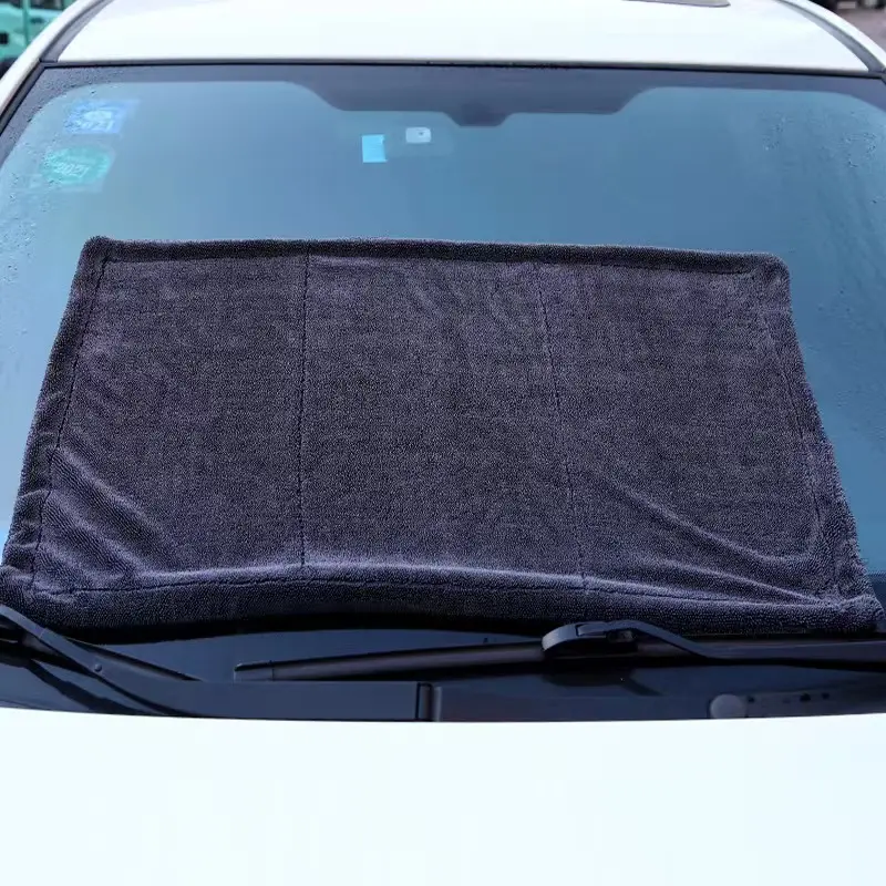 Полотенце Для Сушки автомобиля из микрофибры с витой петлей, 1300gsm, впитывающее полотенце из микрофибры премиум-класса