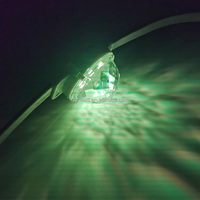 Fuente de luz de punto de 24V RGB Pixel LED para exteriores IP67 impermeable con material de cuerpo de PC DMX512