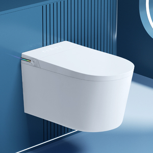 Hiện đại thông minh treo tường nhà vệ sinh thông minh bát đặt inodorous gốm WC kéo dài tự động cảm biến điều khiển từ xa ghế sưởi ấm P-trap - Product Image 1