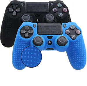 विरोधी पर्ची सिलिकॉन कवर त्वचा प्रकरण के लिए सोनी प्ले स्टेशन Dualshock 4 PS4 प्रो स्लिम नियंत्रक