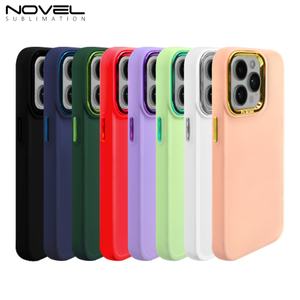 Fundas Protectoras para Teléfono Móvil de TPU Suave con Borde de Cámara Electrochapado Colorido y Moderno para iPhone 14 13 12 11 Pro Max - Product Image 1