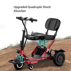 Tricycle électrique voiture de trajet pliante légère pour personnes âgées, mini scooter électrique domestique pour deux personnes - Product Image 2