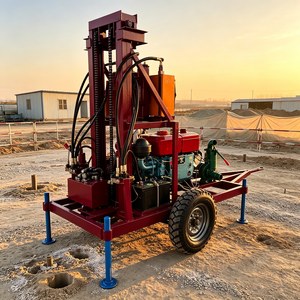 Petite plateforme de forage de puits d'eau à <span class=keywords><strong>vendre</strong></span>, profondeur 200m, avec pompe et outils de forage - Product Image 3