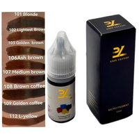Encre pigmentée biologique PMU à faible quantité minimale de commande de marque privée Encre de tatouage Pigments professionnels pour les sourcils et les lèvres Microblading Pigmen liquides